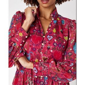 NWOT Crosby Blaise Blouse, XS, $225 E3